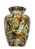 Camouflage Extra Large Adult Funeral Cremation Urn, 300 Cubic Inches