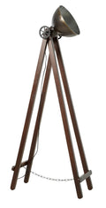 Cannes Floor Lamp | Black | Copper | Raw - Brown Zinc -