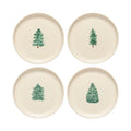 Casafina Pacifica Dessert Plate - Christmas Tree S/4