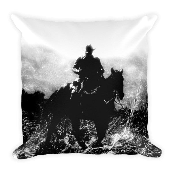Cattleman Throw Pillow