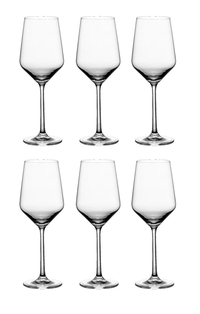 Set of classic wine glasses