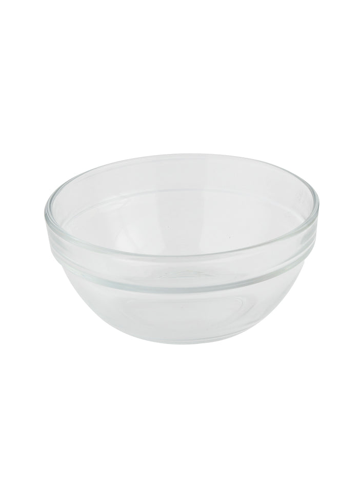 Clear Stackable Glass Bowls - Set Of 6