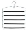 Closet Spice Chrome 5 Tier Pant Hanger - Set of 2 (Black)