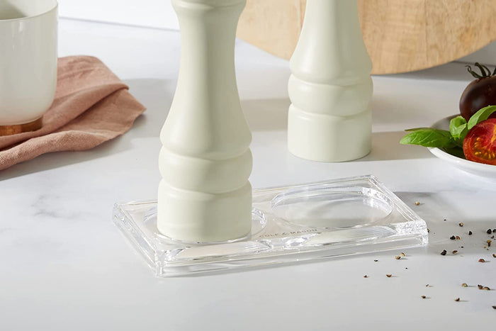 Cole & Mason Acrylic Salt & Pepper Mill Tray - 16.5x9.5cm