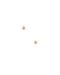 Cooper Micro Clear Gold Screwback Stud Earrings