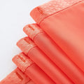 Coral Sheer Grid Shower Curtain & Liner Set – Warm, Fresh & Stylish HomeRoots