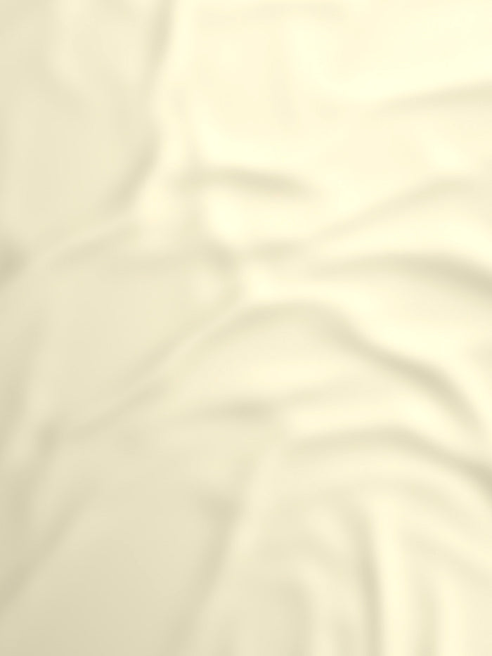Cotton Charm 100% Cotton 400 TC King Bedsheet with 4 Pillow Covers | Cream Dyed Solid Bedsheet Set