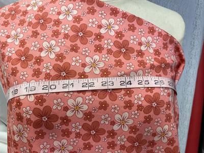 Cotton Floral Print- Pink(Coral)/Off White /Yellow