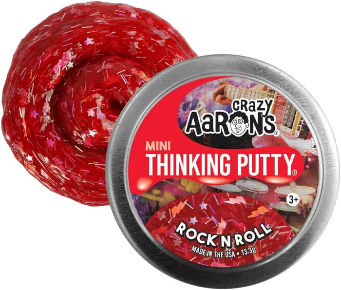 Crazy Aaron's Mini Thinking Putty Tin, Rock n' Roll (2")