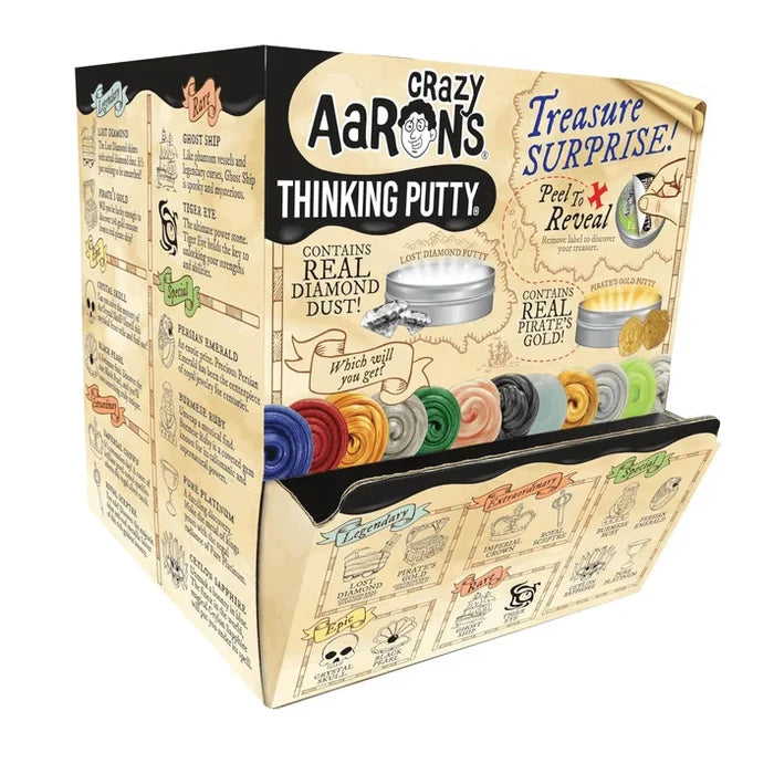 Crazy Aaron's Treasure Surprise Mini Tin, 60-Count Display