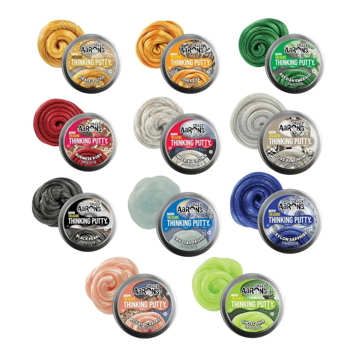 Crazy Aaron's Treasure Surprise Mini Tin, 60-Count Display