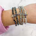 Cross Beaded Bracelet - Lyla's: Clothing & Gifts - Online and Rockwall Texas Boutique
