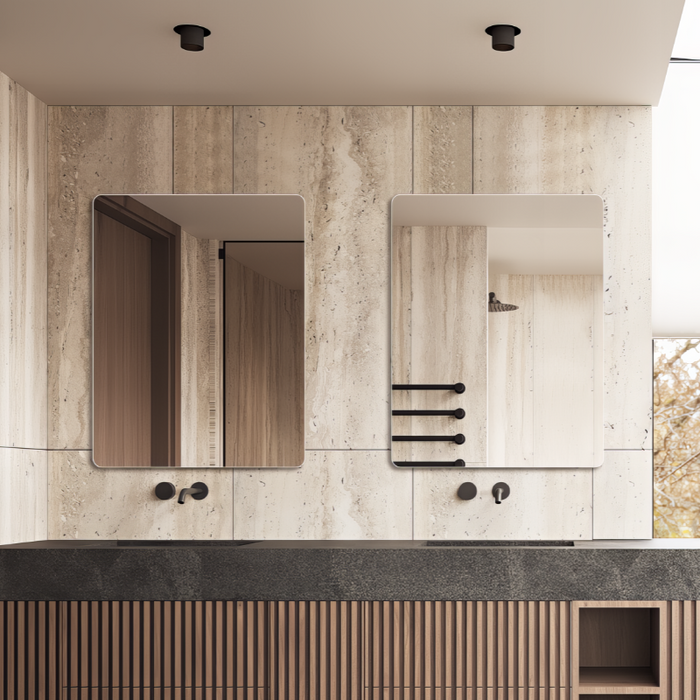 Curva 600 x 800 Polished Edge Mirror - Acqua Bathrooms