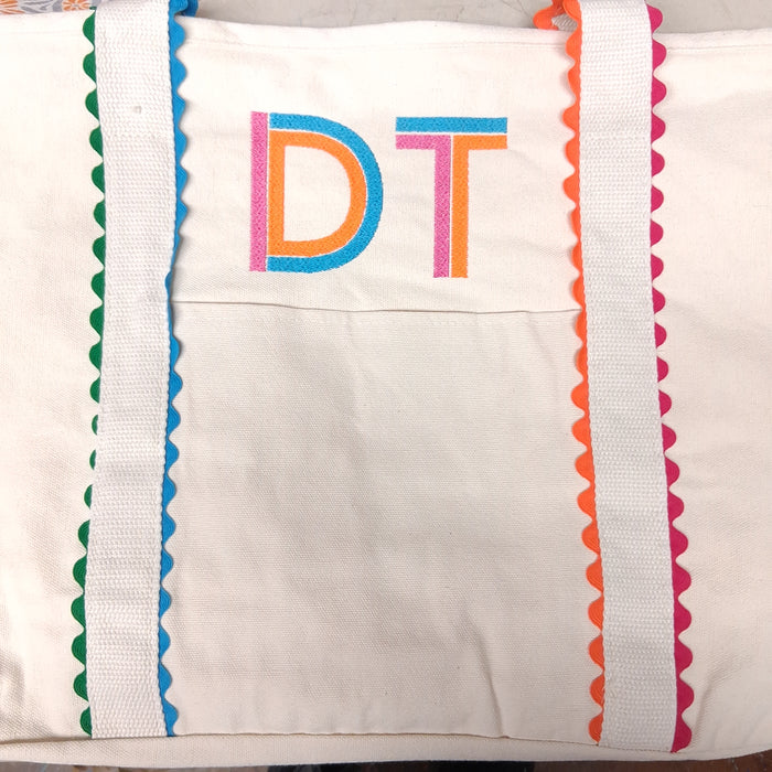 Custom Scalloped Tote