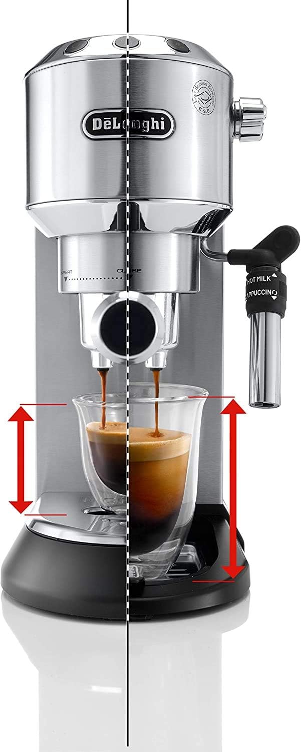 De'Longhi Dedica Espresso Machine 1300W 15-Bar Silver EC685.M