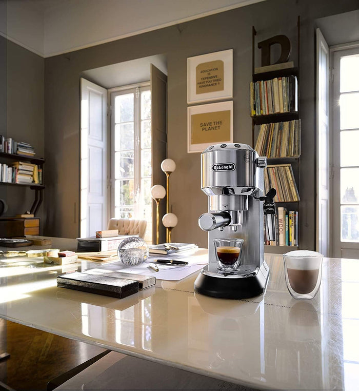 De'Longhi Dedica Espresso Machine 1300W 15-Bar Silver EC685.M