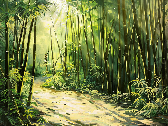 Dense Bamboo Forest
