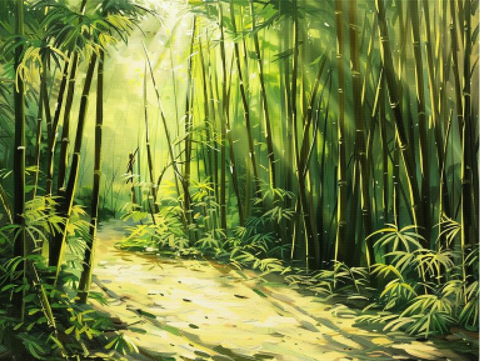 Dense Bamboo Forest