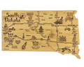 Destination South Dakota Serving and Cutting Board