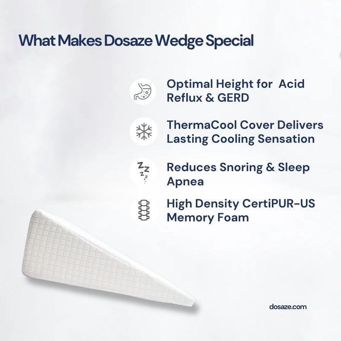 Dosaze™ Therapeutic Cooling Wedge Pillow