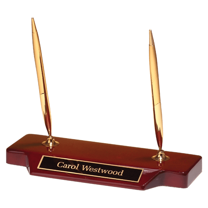 Double Pen Set in Rosewood Piano Finish - Schoppy's Since 1921