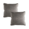 Dove Gray Velvet Pillow Cover – Soft, Elegant & Modern SOGA