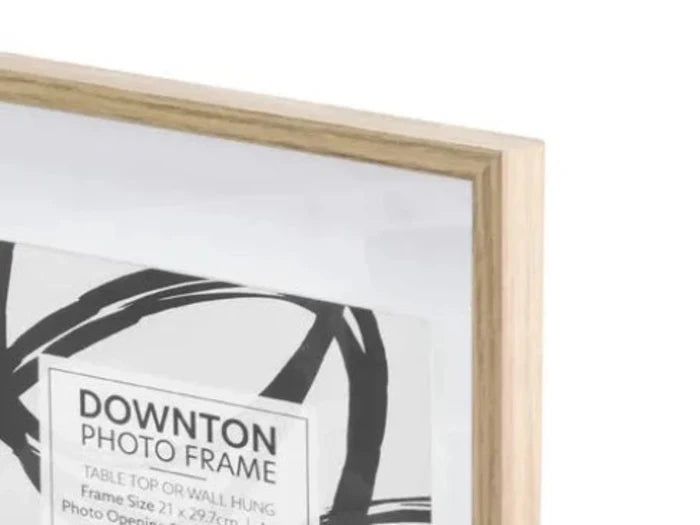 Downtown Matt Frame Natural/White 20x25cm/8x10 to 6x8"