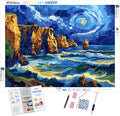 Dramatic Rocky Coastal Scene