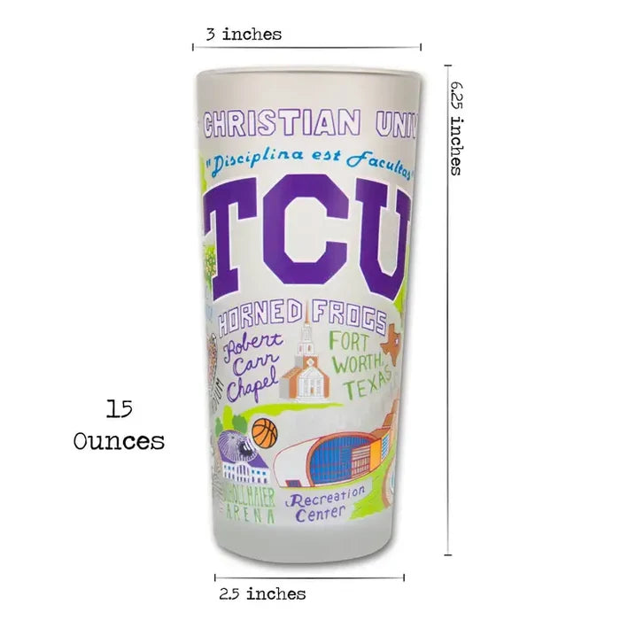 Drinking Glass- TCU