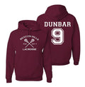 Dunbar 9 Teen Wolf Hoodie Beacon Hills Inspired Lacrosse Adult Fashion Hoodie Apparel Hoodie Maroon