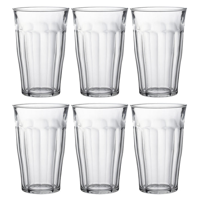 Duralex Picardie Highball Tumblers - 500ml - Set of 6 (Made in France)