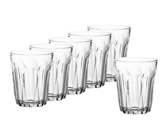 Duralex Provence Clear Tumblers 200ml - Set of 6 (Made in France)