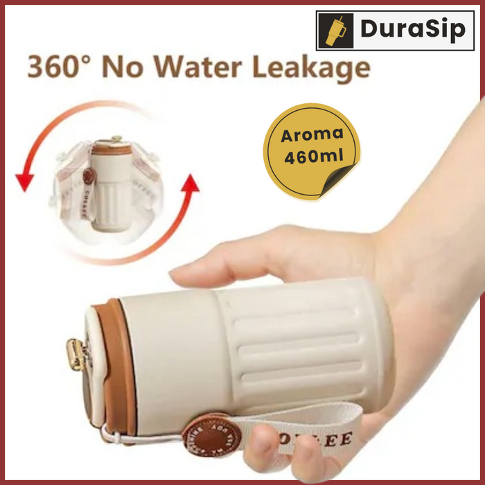 DuraSip Aroma 460ml – Smart Coffee Thermos for the Perfect Sip!