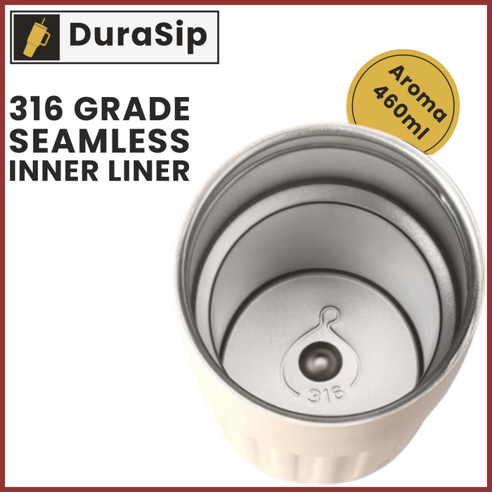 DuraSip Aroma 460ml – Smart Coffee Thermos for the Perfect Sip!