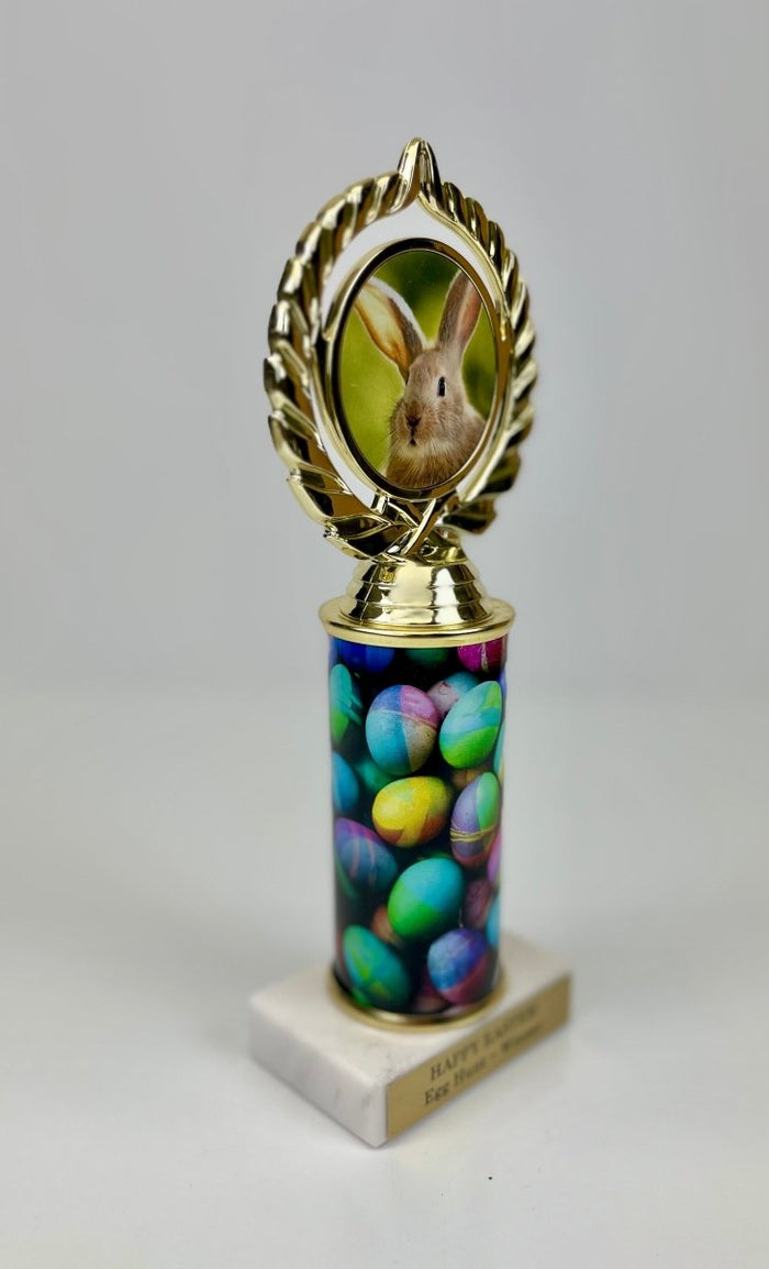 Easter Egg Custom Column Logo Trophy - Schoppy's Since 1921