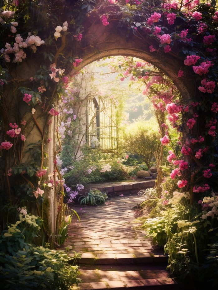 Enchanting Floral Archway