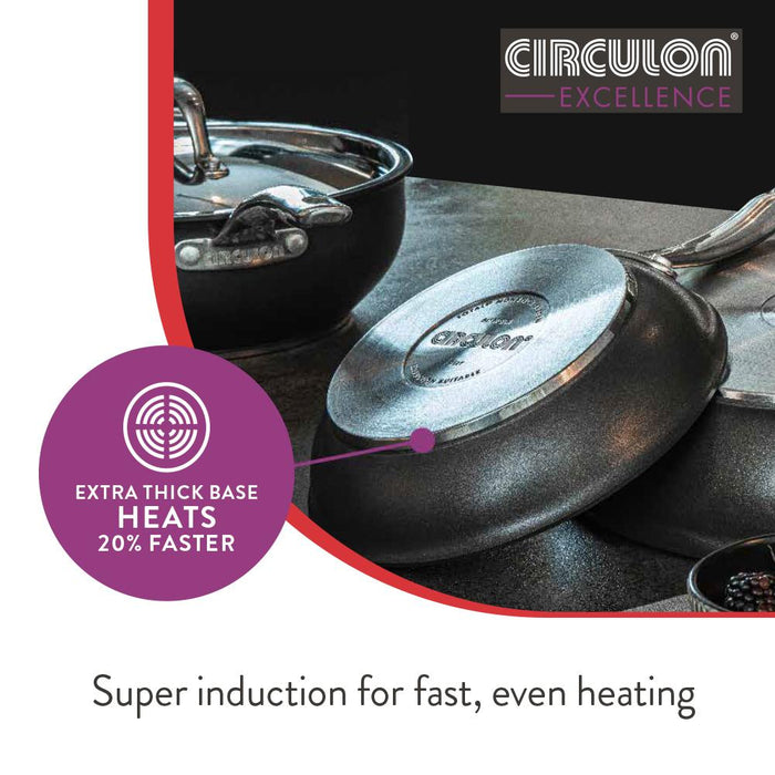 Excellence Non-Stick Frying Pan Set - 22cm & 26cm