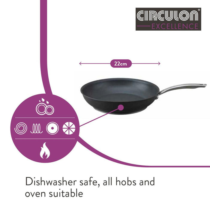 Excellence Non-Stick Frying Pan Set - 22cm & 26cm