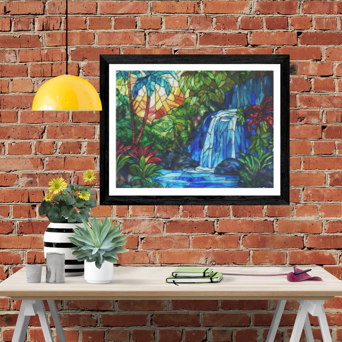 Exotic Rainforest Waterfall