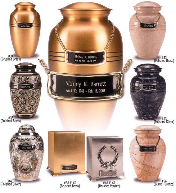 Falling Leaves 220 Cubic Inches Large/Adult Funeral Cremation Urn for  Ashes