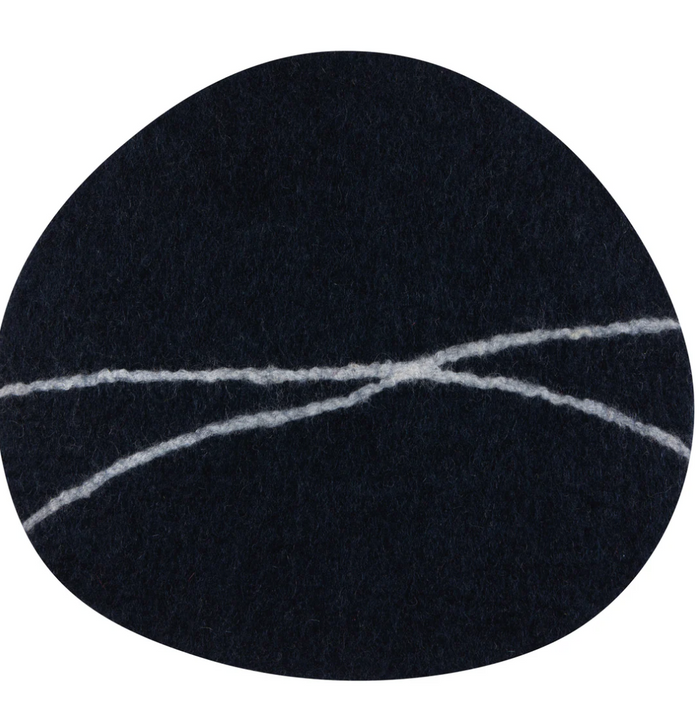 Felt Wool Placemat Midnight