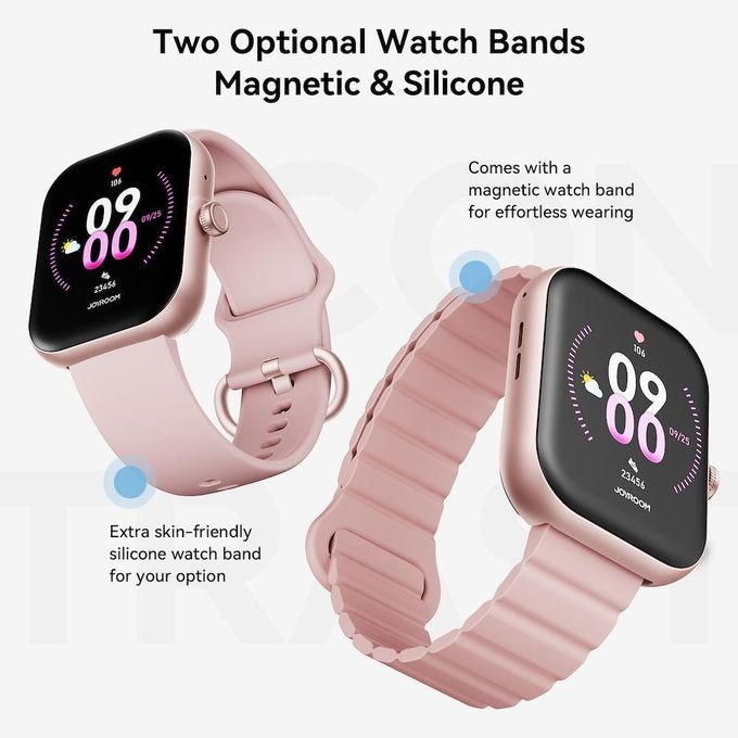 Fit-life Series JR-FT5 Plus Smart Watch (Answer/Make Call)-Rose Gold