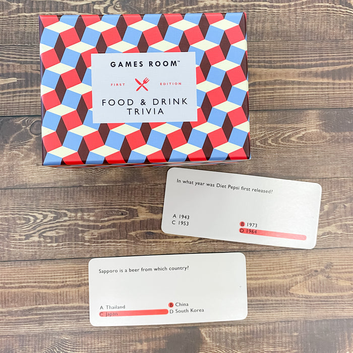 Food and Drink Quiz Card Game - Lyla's: Clothing & Gifts - Online and Rockwall Texas Boutique