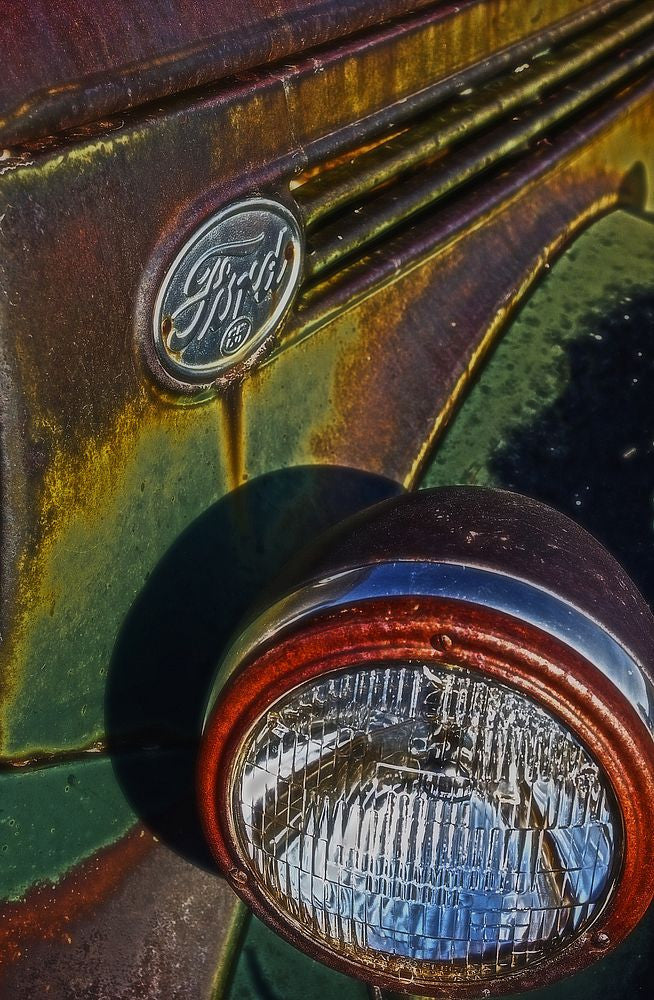 Ford Headlight Canvas Print