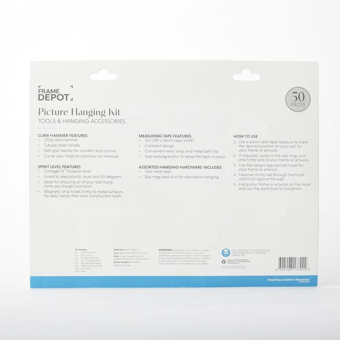 Frame Depot 50 Piece Picture Hanging Kit