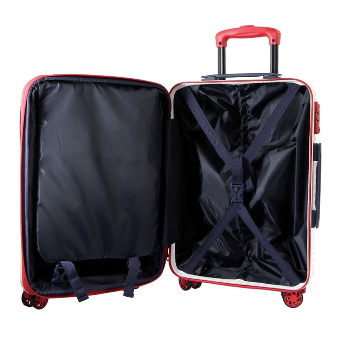 GAP 4 Wheel Hardcase Suitcase - Medium White - Expandable