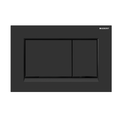 Geberit Sigma 30 Button - Square Matte Black with Gloss Black Trim - Acqua Bathrooms