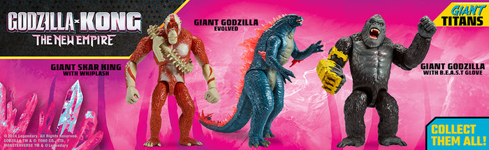 Godzilla x Kong Giant Fig. 11” Asst. 2