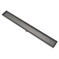 Gun Metal 800mm Tile Insert Floor Waste - Acqua Bathrooms