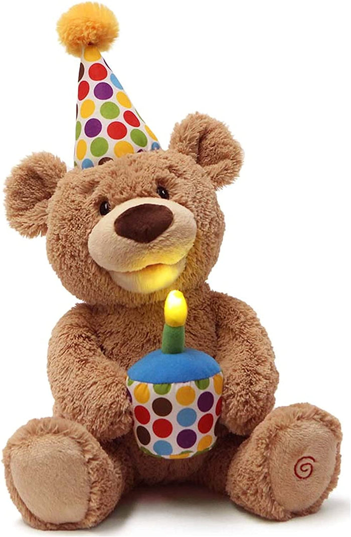 GUND Happy Birthday Teddy 17" Animated
